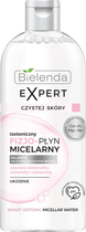 Міцелярна вода Bielenda Expert Clean Skin для зняття макіяжу 400 мл (5902169045562)