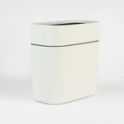 Відро для сміття MVM MY HOME без кришки BIN-24 10 л Біло/Сіре (BIN-24 10L WHITE/GRAY)