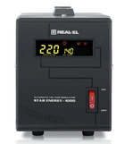 Стабілізатор REAL-EL Stab Energy-1000 Чорний