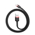 Кабель Baseus Cafule Cable USB 2.4 A 0.5M Черный + Красный (CALKLF-A19)