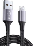 Кабель Montis USB Type A - Lightning 2 м Black (MON/MT047)