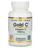 California Gold Vitamin C 1000 mg 60 капсул Вітамін С USA 8 98220 00931 2 в упаковці (VMD-1205484)