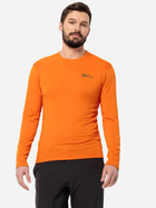 Rashguard męski Jack Wolfskin Infinite L/S M 1808312-3981 S Pomarańczowy (4064993866575)