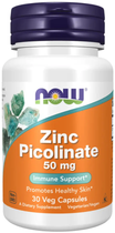 Цинк пиколинат Now Foods Zinc Picolinate 50 mg 30 vcaps