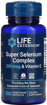 Комплекс селена с витамином E Life Extension Super Selenium Complex 200 mcg - 100 vcaps
