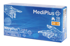 Рукавички нітрилові MediPlus NitryPlus Light 3,4 г XS Сині 100 шт (00-00000277)