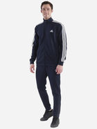 Komplet sportowy męski adidas M 3S FT TT TS IC6765 L Granatowy (4066745495668)