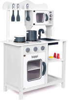 Kuchnia Boppi Wooden Toy Kitchen 20 elementów Szary (5060459742475)