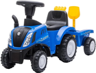 Jeździk Azeno New Holland Traktor z przyczepą Blue (5713570003085)