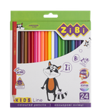 Олівці кольорові ZiBi Kids Line 24 кольори (ZB.2416)