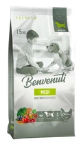 Сухой корм для взрослых собак средних пород Benvenuti Medi
