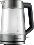 Електрочайник Gorenje 1.7л, 2,200 Вт, strix контроль, скло, білий (K17GED)