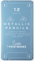 Zestaw kolorowych ołówków Printworks Metallic 12 szt (7350108171038)