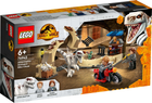 Zestaw klocków LEGO Jurrasic World Pościg za Atrocyraptorem 169 elementów 4 szt (76945)