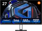 Монитор 27" Xiaomi Gaming Monitor G27Qi (ELA5593EU) 2K QHD / Fast IPS / 180Hz / DCI-P3 95% / HDR / FreeSync / G-Sync Compatible / Low Blue Light / Anti-Tearing