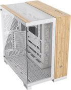 Obudowa Corsair 6500X Mid-Tower White/Bamboo Wood (CC-9011284-WW)