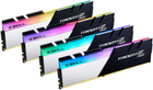 Pamięć RAM G.Skill DDR4-3000 32768MB PC4-24000 (Kit of 4x8192) Trident Z Neo RGB Black-White (F4-3000C16Q-32GTZN)