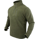 Кофта Condor-Clothing Quarter Zip Pullover. L. Olive drab