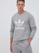 Bluza bez kaptura męska oversize Adidas Adicolor Classics Trefoil Crewneck IM4501 XL Szara (4066761543671)