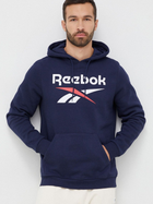 Bluza męska z kapturem Reebok Identity Big 100050291 M Granatowa (4066751080711)