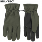 Рукавиці тактичні Mil-Tec утеплені XL Softshell Handschuhe Thinsulate Olive (12521301-905-XL)