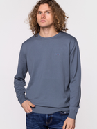 Sweter męski bawełniany Lee Cooper ANDY-ORGANIC L Ciemnoszary (5904347387655)