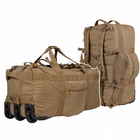 Сумка-рюкзак армейская MIL-TEC Combat Duffle Bag 118L Coyote с колесами