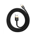 Кабель Baseus Cafule Cable USB to Lightning 1.5A 2m Black-Gold (CALKLF-CV1)