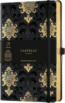 Блокнот Castelli Medium Baroque Gold в лінійку A5 240 сторінок (8051166571141)