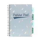 Набір блокнотів Pukka Pad Project Book Glee в клітинку B5 100 сторінок Голубі 3 шт (5032608130211)