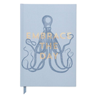 Блокнот Designworks Ink Embrace The Day в лінійку 14.6 x 21.6 см 240 сторінок Голубий (0840214803796)