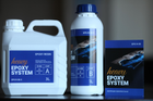 Набор эпоксидной смолы heavy epoxy system для заливки столешниц прозрачная 3 кг