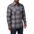 Сорочка тактична 5.11 Tactical® Silverwood Flannel Plaid Long Sleeve Shirt M Overcast Grey Plaid