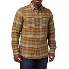 Сорочка тактична 5.11 Tactical® Lester Flannel Plaid Long Sleeve Shirt L Field Green Plaid