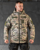 Тактична зимова куртка SoftShell Omni-Heat до -20 3XL мультикам (89432)