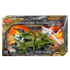 Конструктор "Военная техника" 12052 (18/2) "Teko", 392 детали, "КРАЗ-6510ТЕ" и "СОКОЛ-300", в коробке