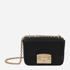 Сумка кросс-боди через плечо женская с натуральной кожи маленькая Furla Metropolis Mini Crossbody WB00828AX0733O6000 Черная (8050597258188)