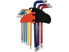 Ключи "TORX" YATO YT-05633: Т10- Т50, Г-образные, 2-сторонние, HRC 58-62, S2