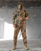 Тактичний зимовий костюм SoftShell на флісі 5 в 1 2XL пиксель (89575)