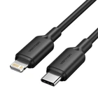 Кабель зарядки USB Type-C - Lightning 3A 1м Черный (LAKBF) (LKMTR_833801)