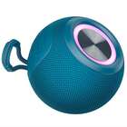Портативна Bluetooth колонка TG337 з RGB підсвічуванням і функцією гучного зв'язку, радіо, синя