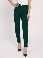 Spodnie slim fit damskie Lanti Trousers Sd112 34 Szmaragdowe (5904252703953)