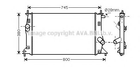 MZ2183 AVA Радіатор охолодження 5 (CR19) 1.8-2.0 05-10 Ava (MZ2183)