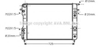 OLA2193 AVA Радіатор охолодження OMEGA B 2.5-3.0 AUT. 94- Ava (OLA2193)