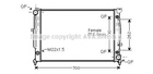 AIA2125 AVA Радіатор охолодження SKODA SUPERB (2002) 2.5 TDI Ava (AIA2125)