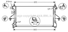 PEA2308 AVA Радіатор охолодження Jumper, Peugeot Boxer 2.2HDi -AC 06- Ava (PEA2308)