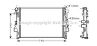 MSA2356 AVA Радіатор охолодження MERCEDES VITO II W639 (03-) (вир-во AVA) Ava (MSA2356)