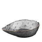 Салатник ARDESTO Leaf скло 16х21.5 см Прозорий/Сірий (AR5011)