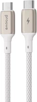 Кабель Proove Dense Metal Type-C to Type-C 60 Вт 1 м White (505000003)