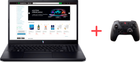 Ноутбук Acer Nitro V 15 ANV15-41-R9HF (NH.QSJEU.008) Obsidian Black / 15.6" IPS Full HD 144 Гц / AMD Ryzen 5 7535HS / RAM 16 ГБ / SSD 512 ГБ / nVidia GeForce RTX 2050, 4 ГБ + Бездротовий геймпад Acer Nitro NGR300 у подарунок!